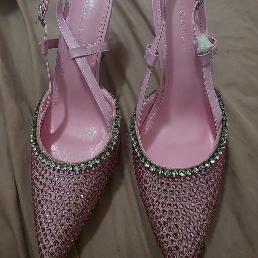 Pink high heels